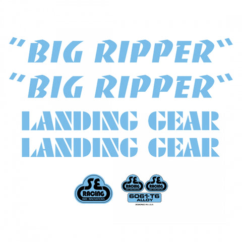 DECAL SE BIKES SET BIG RIPPER BU