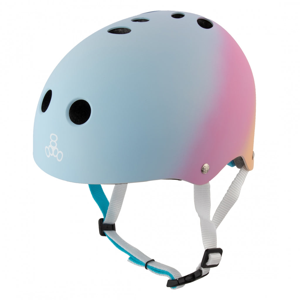 HELMET TRIPLE8 THE CERT SWEATSAVER LG-XL SUNSET FADE