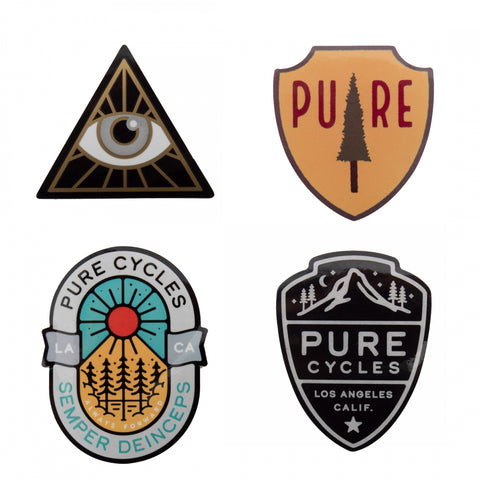 DECAL PURE ASSORTMENT #3 PACKof4