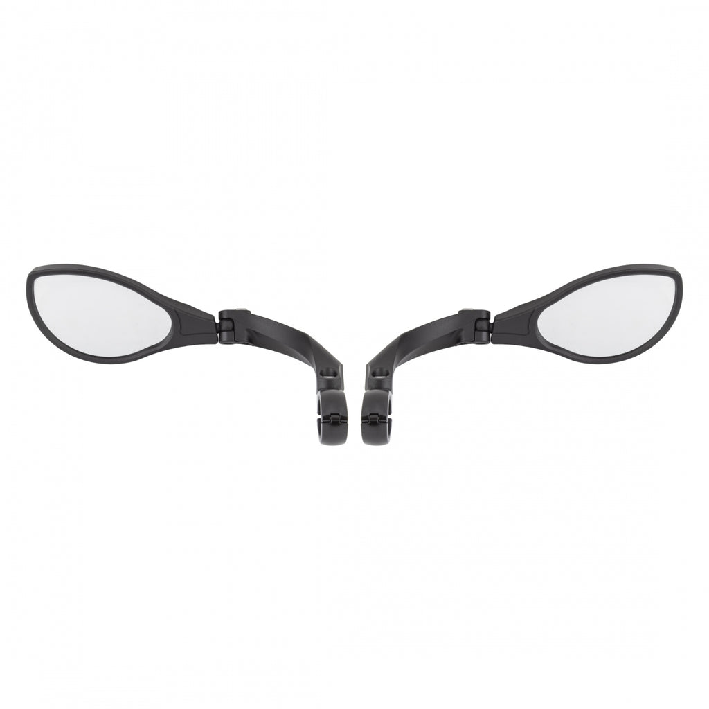 MIRROR SUNLT HIGH IMPACT HD CLAMP-ON PAIR BK