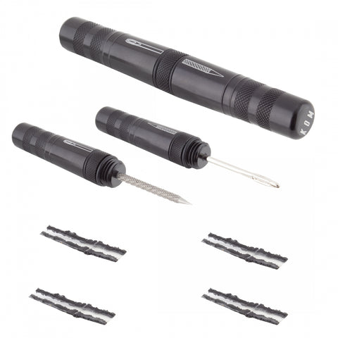 PATCH KIT KOM TUBELESS TIRE REPAIR PLUG KIT ALY BK 10/cs