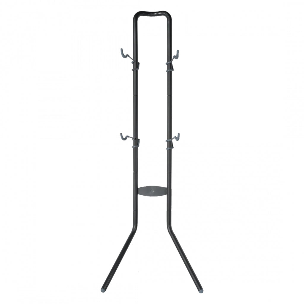 STORAGE RACK DELTA TWO BIKE RUGGED GRAVITY STAND BK