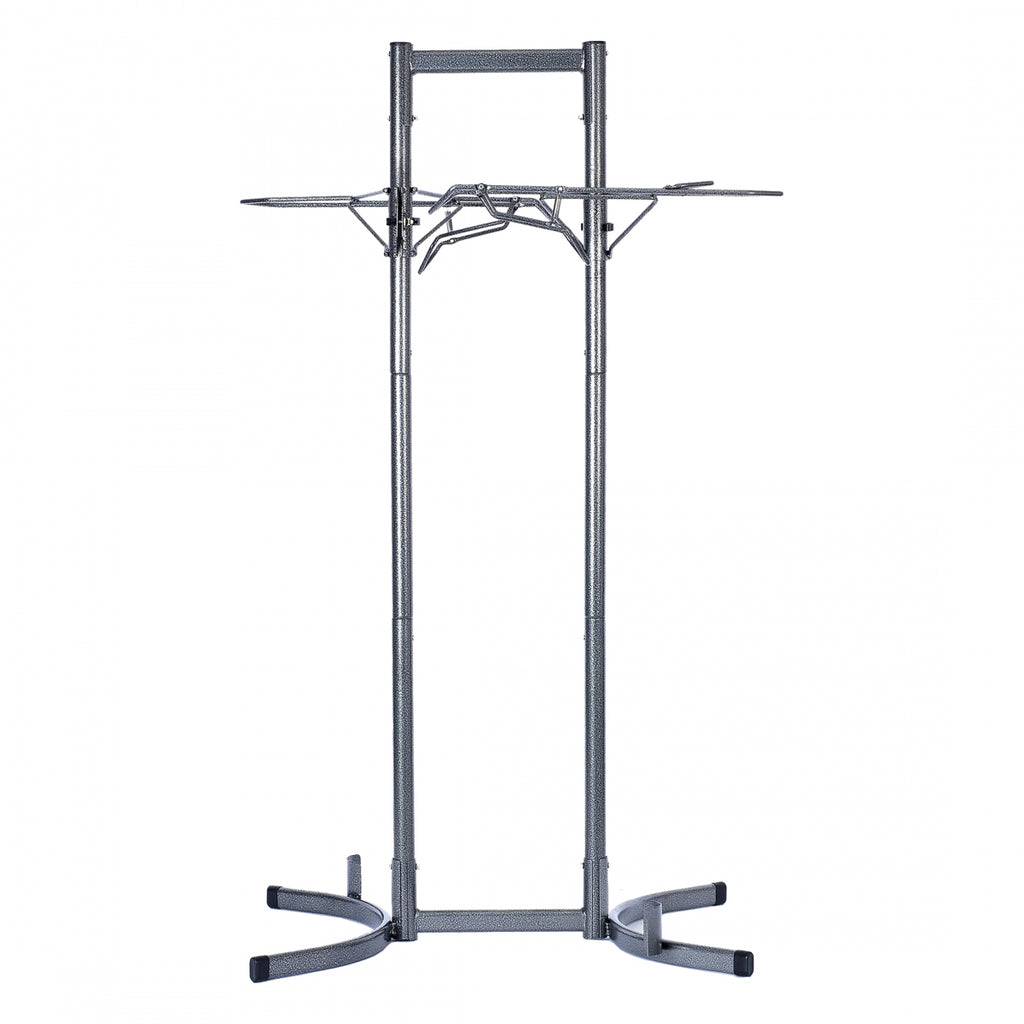 STORAGE RACK DELTA TWO BIKE UPRIGHT FREESTANDING GY (P)