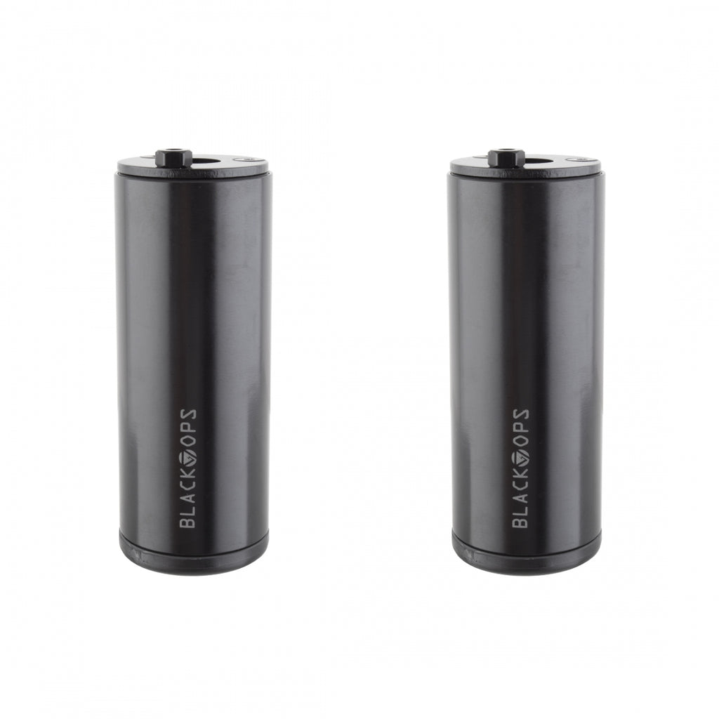BLACK OPS AXLE PEGS DC BK 40x100 3/8-14mm