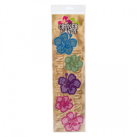 DECAL C-CANDY RHINESTONE HIBISCUS FLOWERS