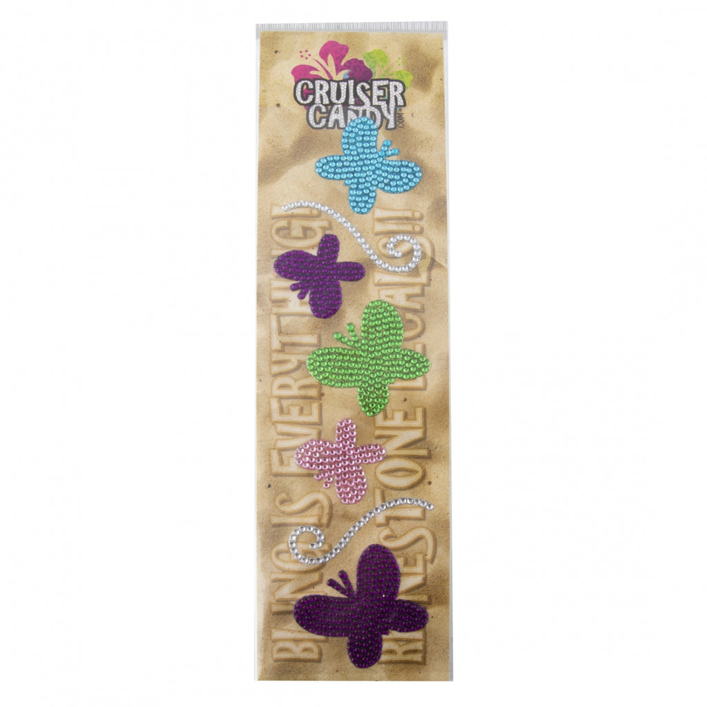DECAL C-CANDY RHINESTONE BUTTERFLY