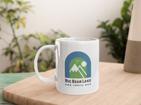 Big Bear Snow Cap Mountains Coffee Mug Gift 11 oz. Coffee Cup